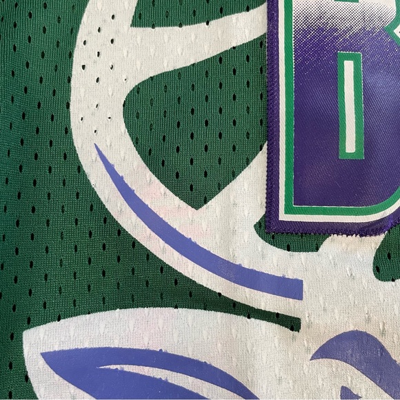 Mitchell and Ness Hardwood Classic Milwaukee Bucks #34 Ray Allen Jersey - Picture 10 of 10